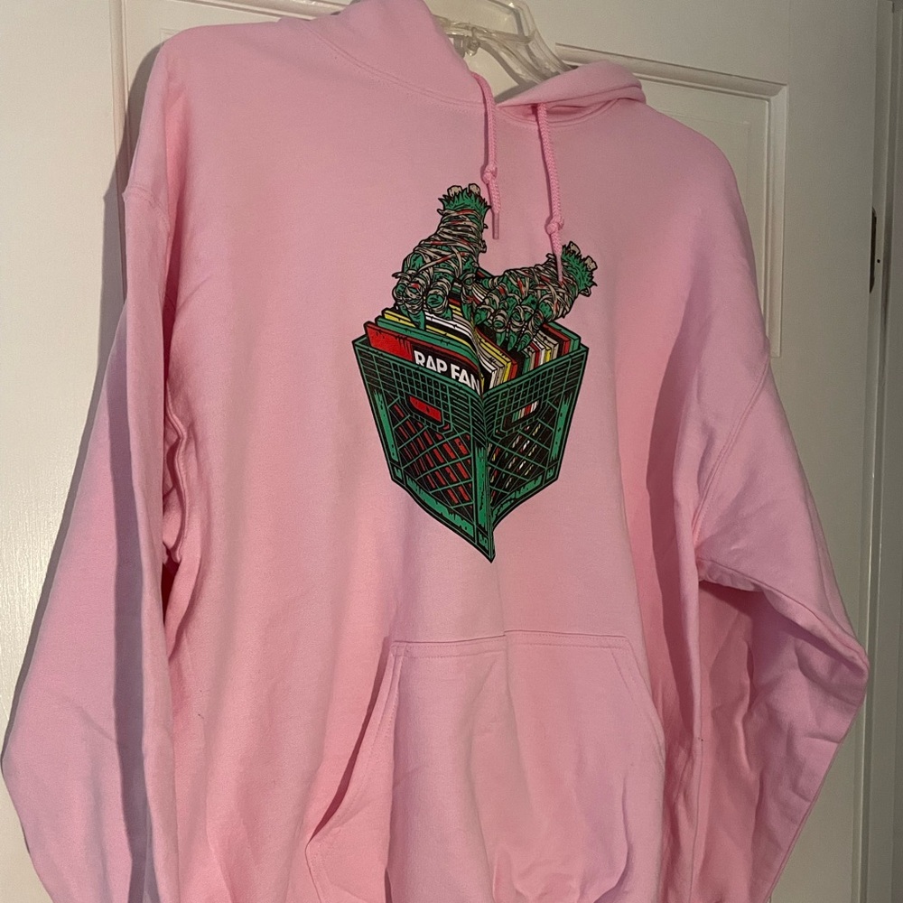 Pink Rap Fan Hoodie.